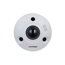 SPRO IP Camera, Fish Eye, 8MP Camera, ingebouwd microfoon, IR bereik van 10 meter, DHIPD80-FE