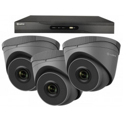 HikVision camera systeem complete set 3, 4MP met microfoon, IR bereik van 30Meter