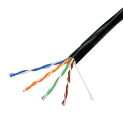 UTP kabel Zwart Cat 5e, doos van 305meter, UTP5e-300 Buitenkabel