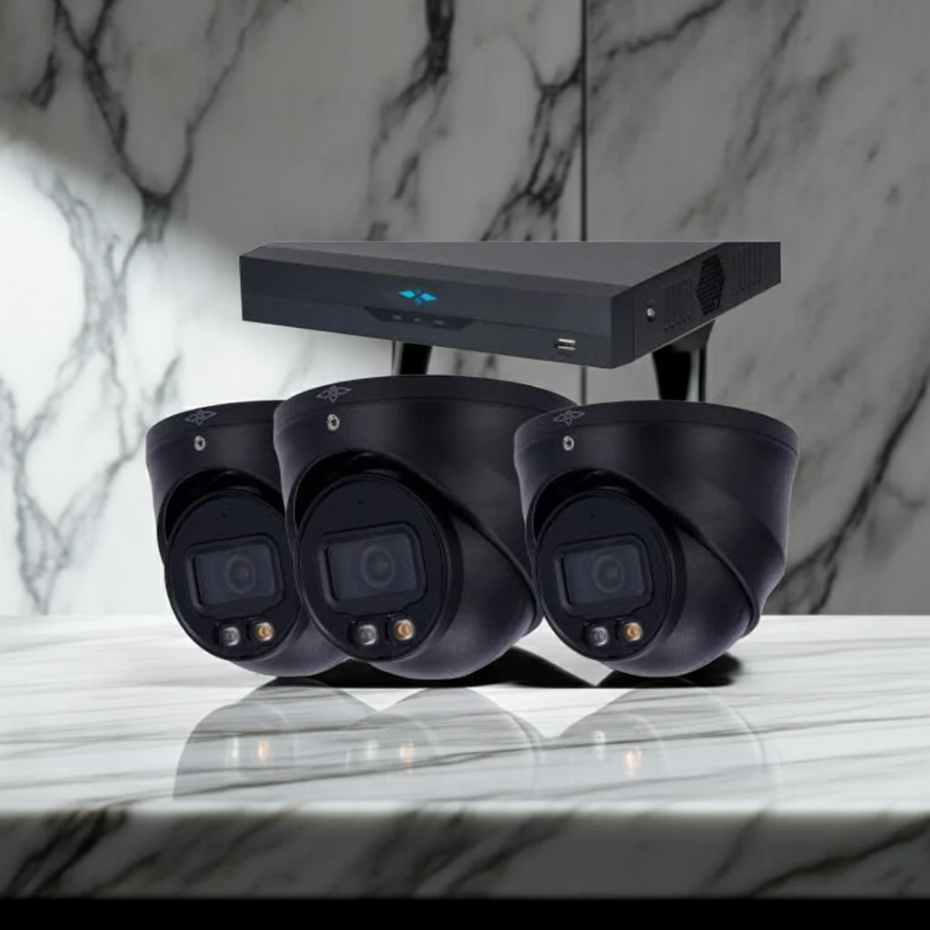 8MP – Full Night Color – AI IP Camera Met Nachtzicht Camerasysteem Plus Ultra – 3x Dome IP Camera