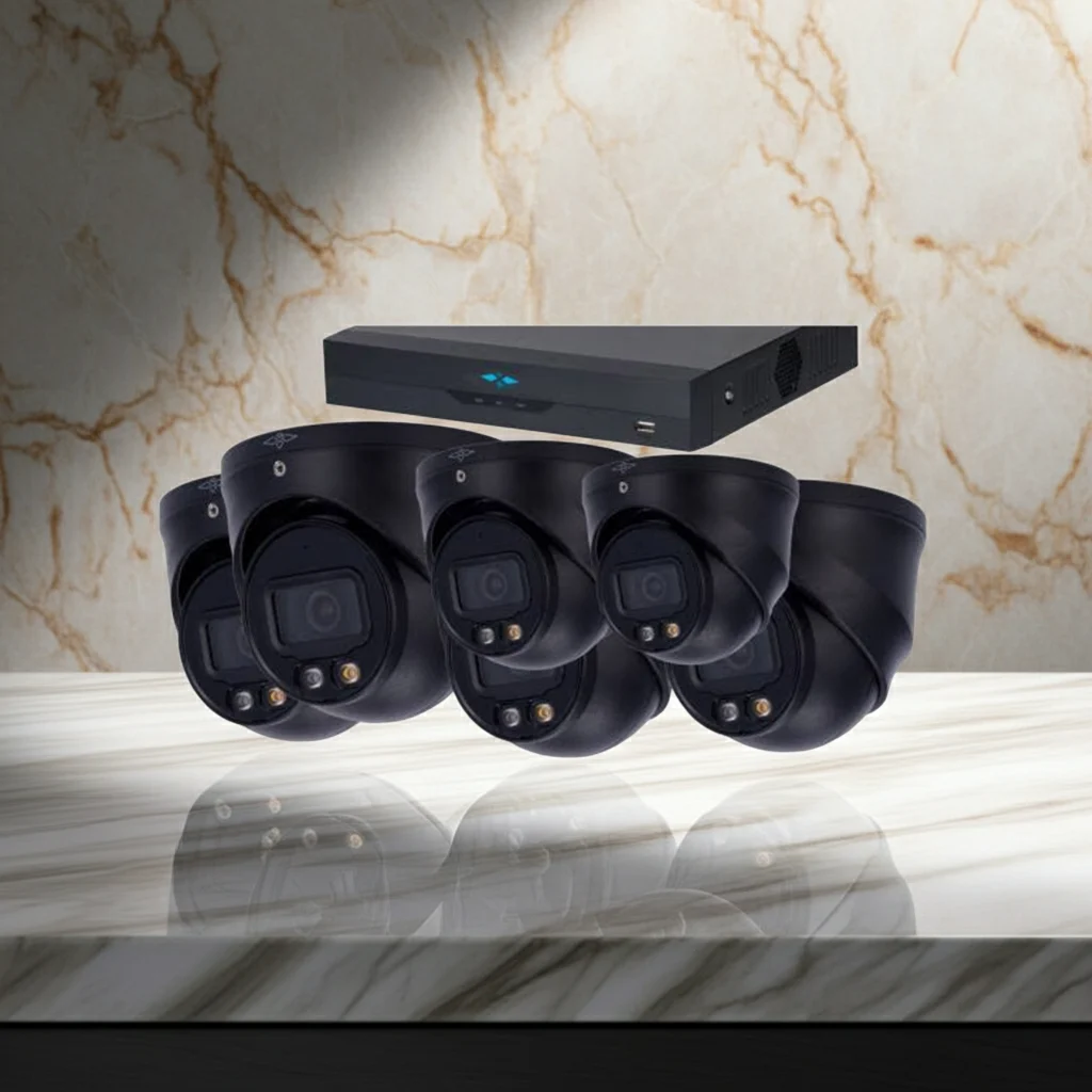 8MP – Full Night Color – AI IP Camera Met Nachtzicht Camerasysteem Plus Ultra – 6x Dome IP Camera