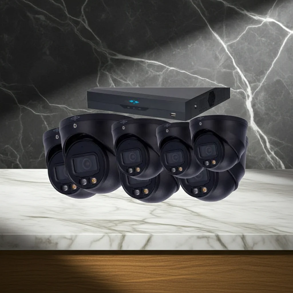 8MP – Full Night Color – AI IP Camera Met Nachtzicht Camerasysteem Plus Ultra – 7x Dome IP Camera