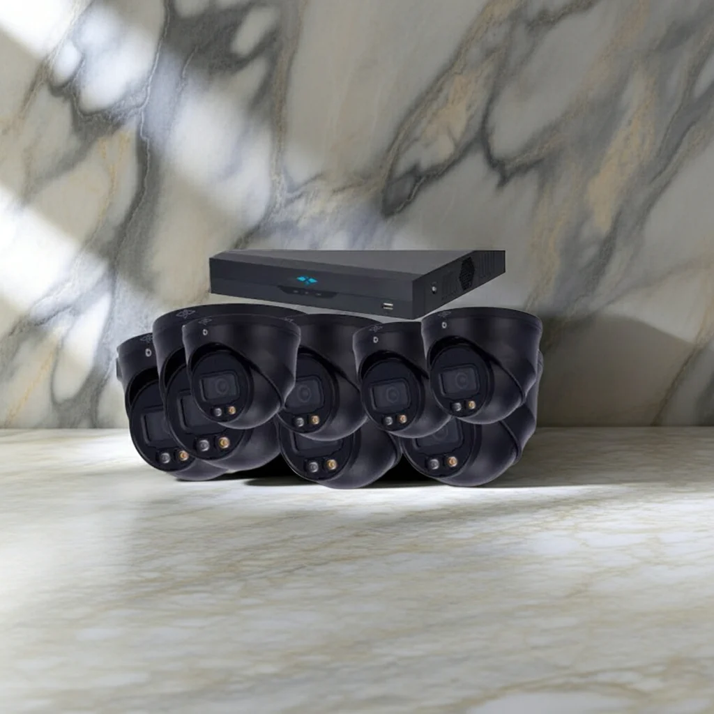 8MP – Full Night Color – AI IP Camera Met Nachtzicht Camerasysteem Plus Ultra – 8x Dome IP Camera