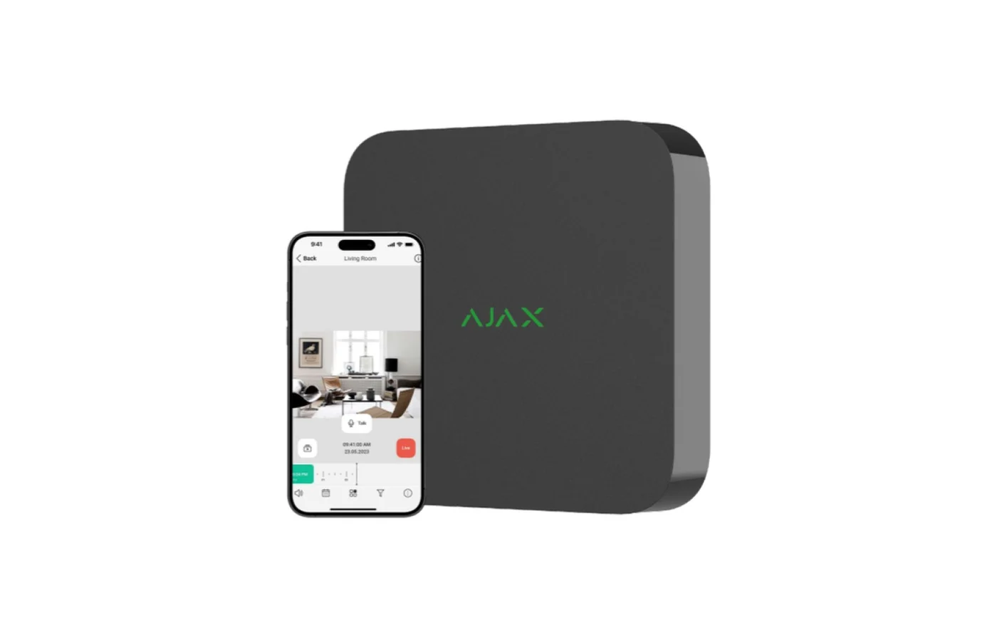 AJ-NVR-16 kanaal zwart/wit
