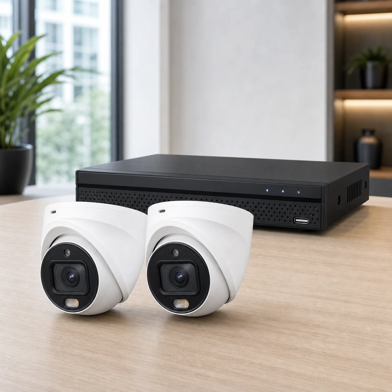 Compleet 8MP Camerasysteem Set 2 + Installatie Op Locatie