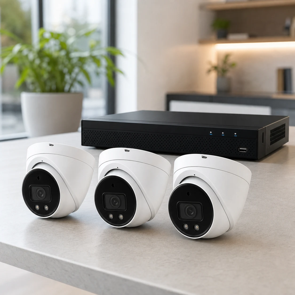 Compleet 4MP Camerasysteem Set 3 + Installatie Op Locatie