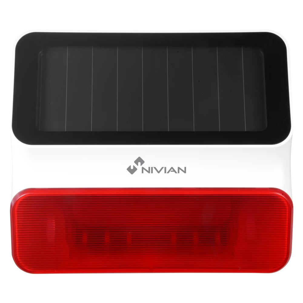 Buiten Sirene op Zonne Energie - NVS-S8A-U1