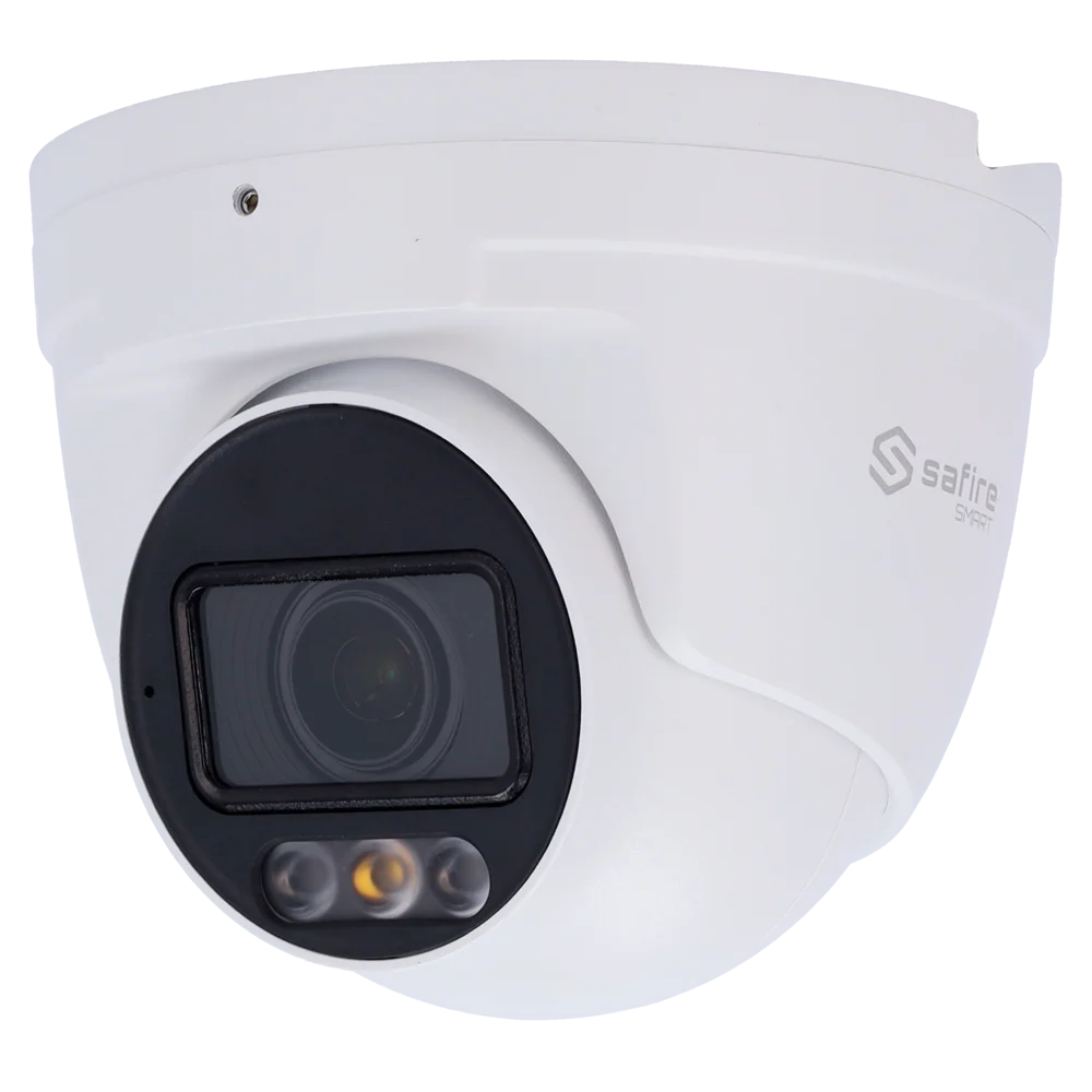Safire 4MP Turret AI – Dual light: IR en wit – Ingebouwd Microfoon -SF-IPT511ZA-4E1-DL