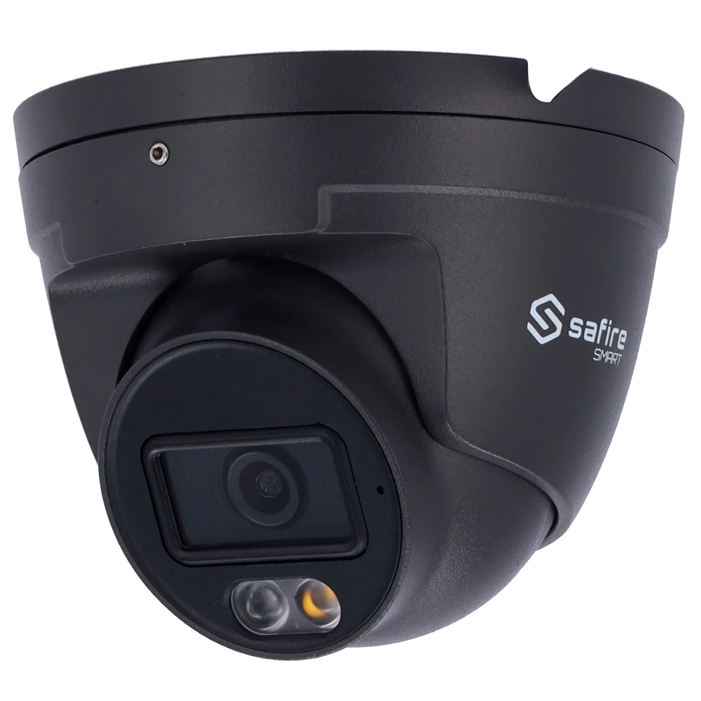 Safire Smart 4MP-Grijs-Turret IP Camera E1 AI serie-Ingebouwd Microfoon -SF-IPT020A-4E1-DL-GREY