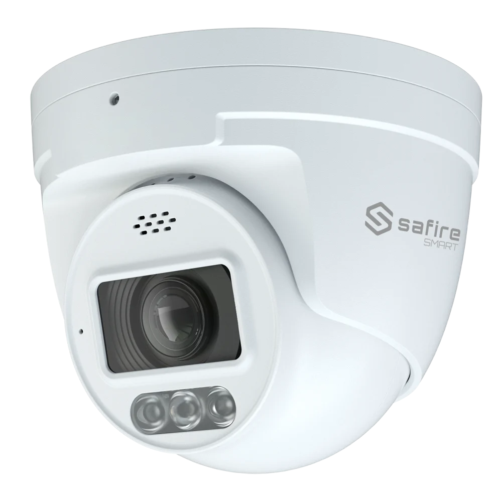 Safire Smart – 4MP- Turret IP-camera serie I1- met actieve afschrikking- SF-IPT011CA-4I1-SL