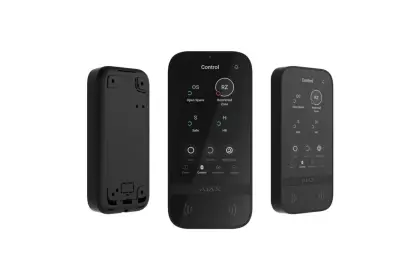 AJAX KeyPad Touchscreen Zwart – Slim Bedieningspaneel