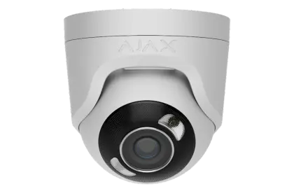 Ajax TurretCam Hybrid Light 8MP beveiligingscamera zwart/wit