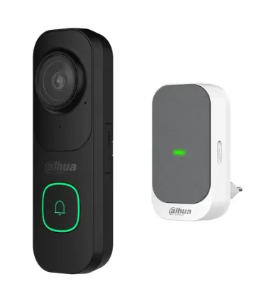Dahua DB41AB 4MP Video kit Deurbel Zwart / Wit – 2K, WiFi & Nachtzicht - foto 2