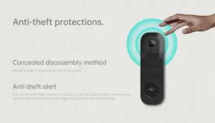 IP Camera Installatie – VicoHome VH-DB1 draadloze 3MP FULL HD smart WiFi deurbel - foto 3
