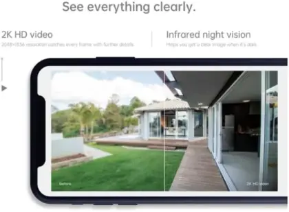 IP Camera Installatie – VicoHome VH-DB1 draadloze 3MP FULL HD smart WiFi deurbel - foto 4