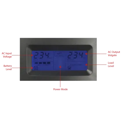 UPS Back-up Batterij 600VA / 360W - foto 2