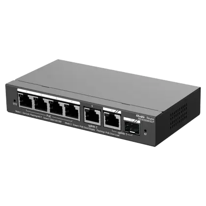 Reyee RG-ES206GS-P 4 PoE Ports + 2 Ports Rj45 + 1 SFP Combo Ports - foto 5