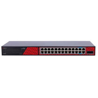 Safire 22 PoE poorten – 2 Hi-PoE-poorten – 2 SFP-uplinks – 2 RJ45-uplinks - foto 3