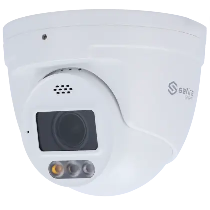 Safire 4MP Turret l1 Advanced en Duallight Range- Weerbestendigheid-Ingebouwd Alarm-Ingebouwd Microfoon -SF-IPT511ZA-4I1-SL