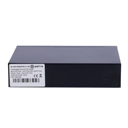Safire SF-SW0604HIPOE-60 – 4-Poorts PoE - foto 2