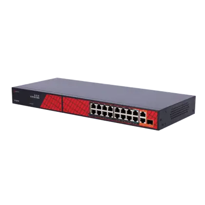 Safire SF-SW1916HIPOE-HF-300 – 16-Poorts Hi-PoE Switch + 3 Gigabit Uplinks - foto 3