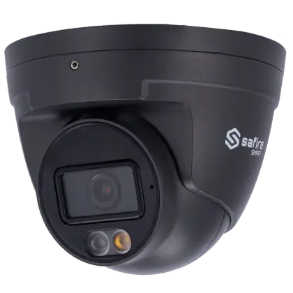 Safire Smart- 4MP- Turret IP Camera I1 AI Advanced – DualLight Range-SF-IPT020A-4I1-DL-GREY