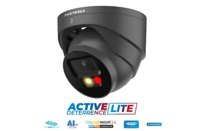Spro 4MP AI Full night color – 2 weg audio – Turret IP Camera DHIPD40/28LRW-MS - foto 2