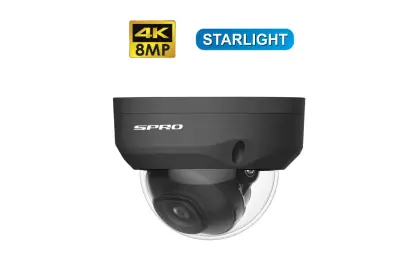 SPRO 8MP IP Vaste Lens Vandalistische Bestendige Koepel - foto 2