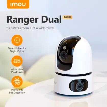 Wifi / PTZ – Camera Met Dubbele Lens – Draaibaar – Geluidsdetectie – Twee-weg Spraak – IPC-S20EP-6M0S-IMOU - foto 2