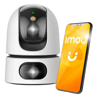 Wifi / PTZ – Camera Met Dubbele Lens – Draaibaar – Geluidsdetectie – Twee-weg Spraak – IPC-S20EP-6M0S-IMOU