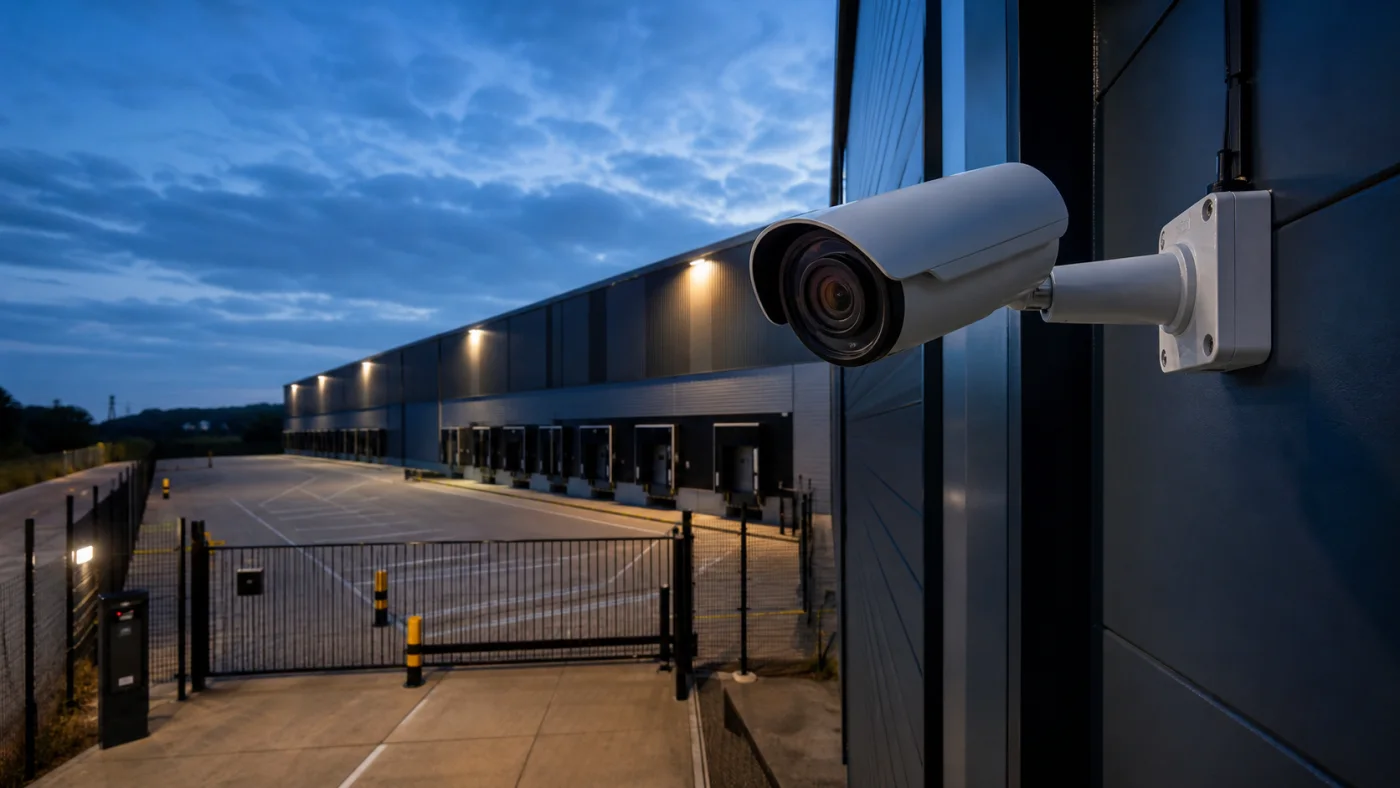 Camera-installatie bij bedrijfsterrein in Eindhoven