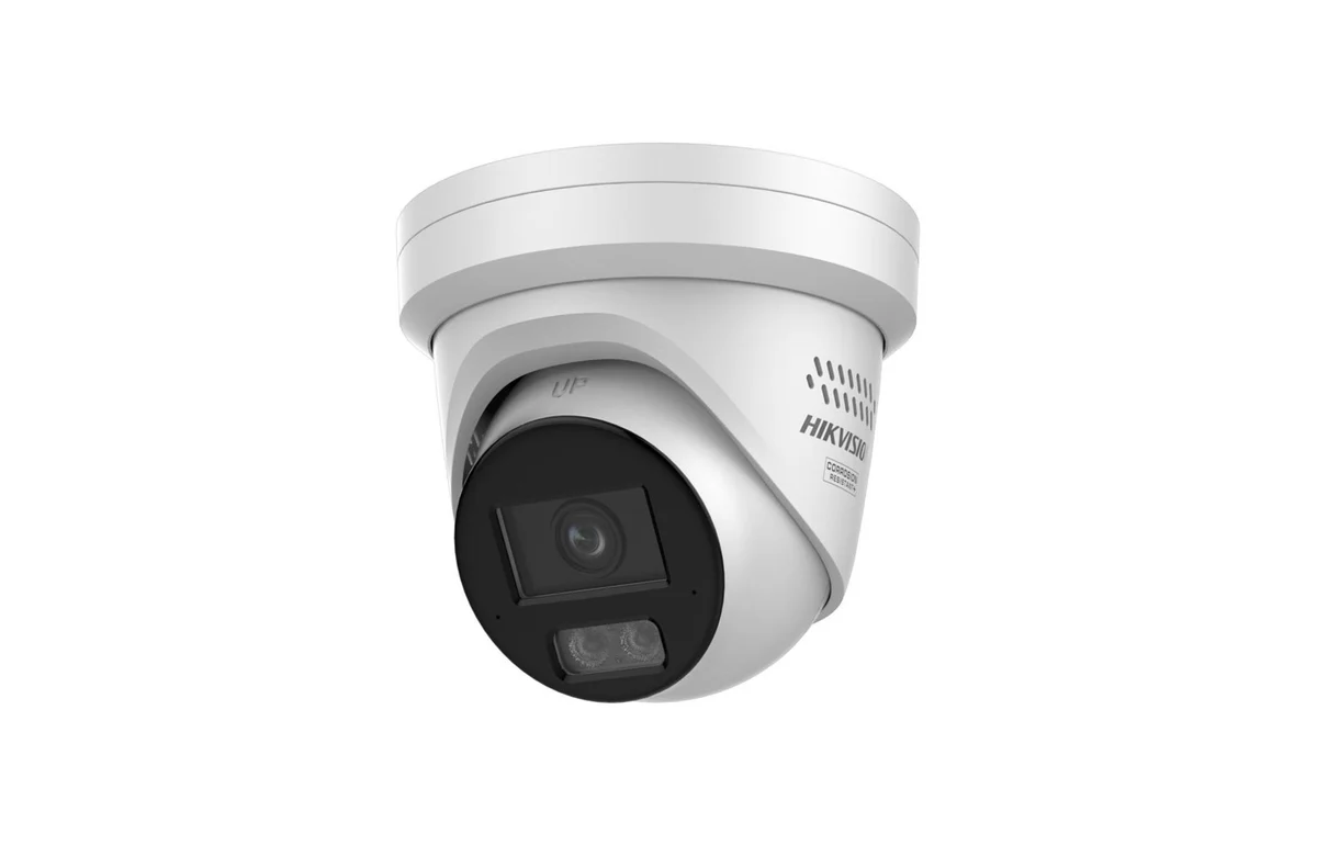 Witte Hikvision ColorVu G3 turretcamera