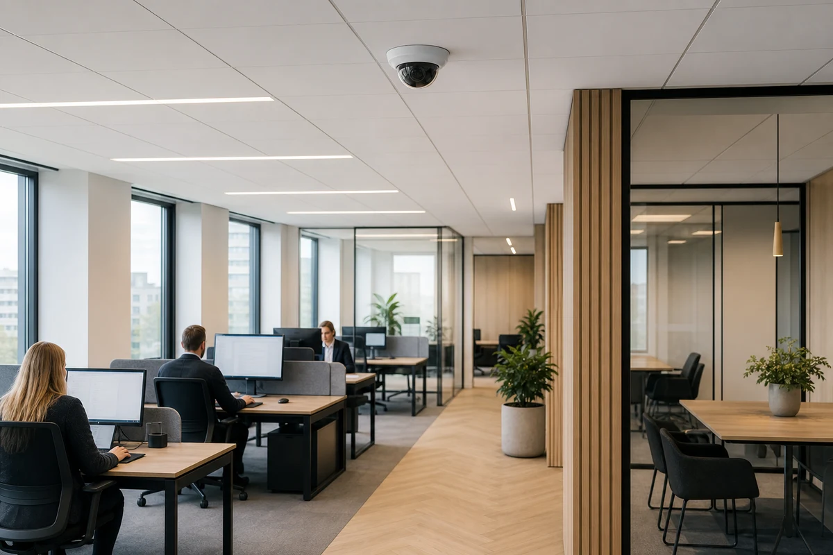 Kantoor beveiligd met Hikvision camerabeveiliging