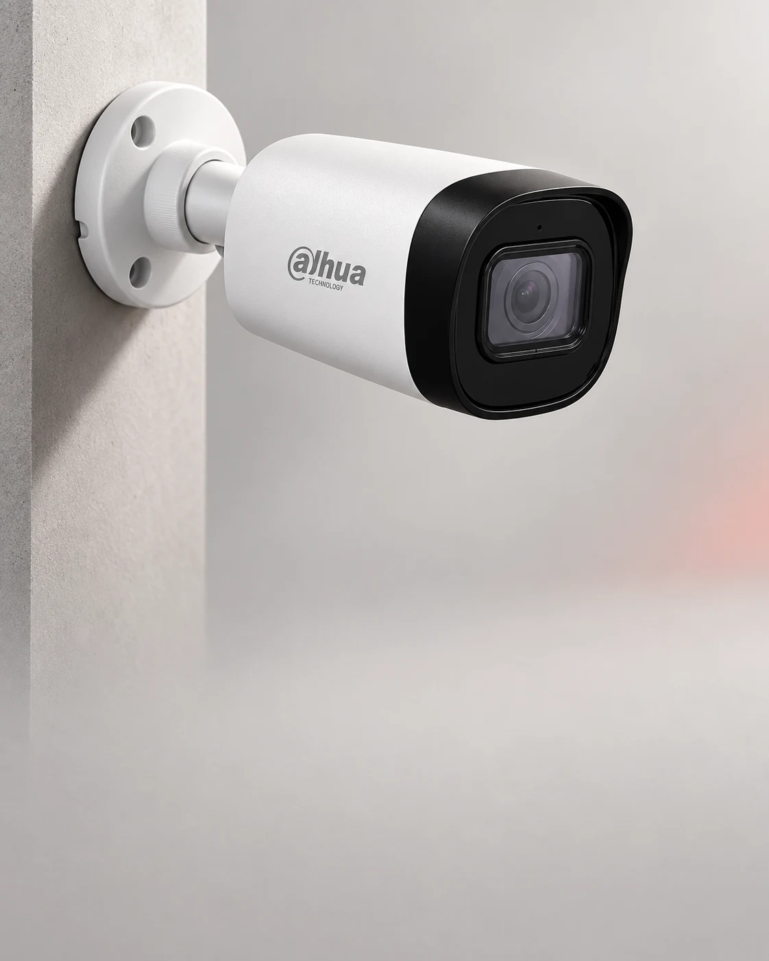Dahua bullet camera in a studio composition