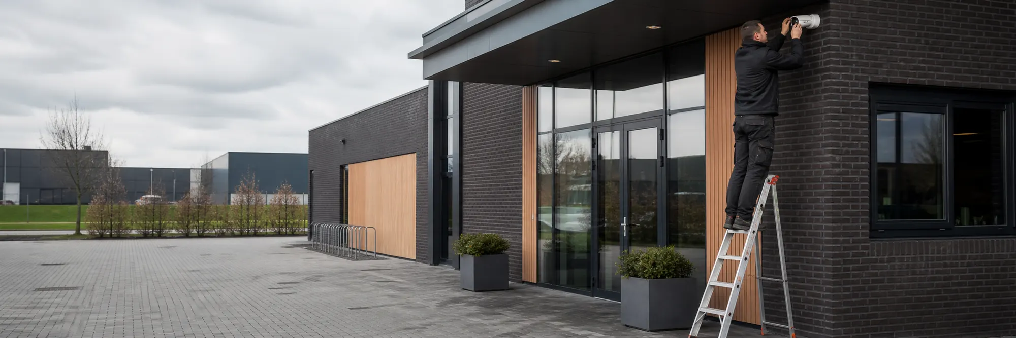 Voorbeeld van camerabeveiliging en installatie voor een adres in Amsterdam-Zuid