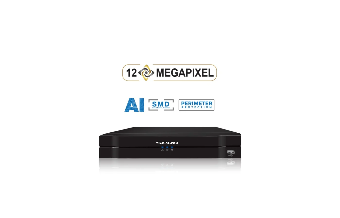 SPRO NVR – 8 poort – PoE – DHIPNVR08-A5