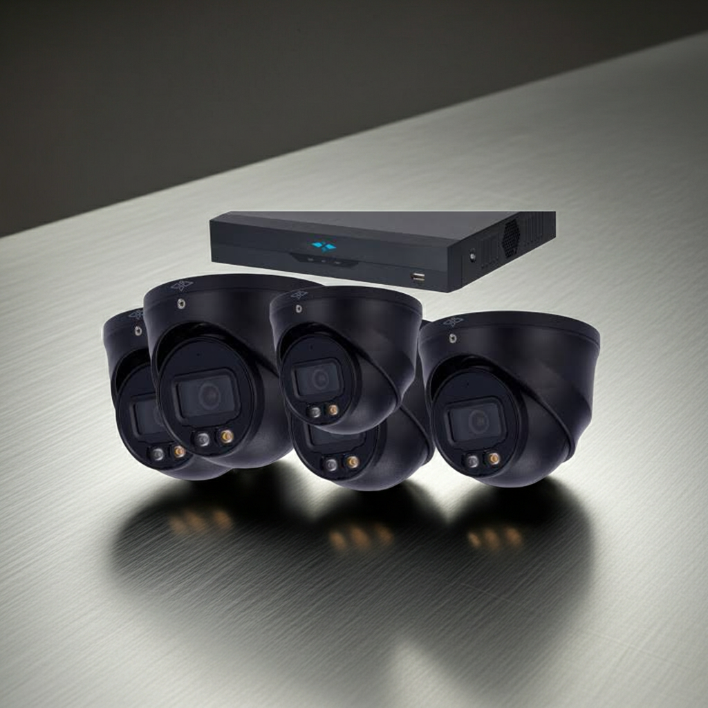 4MP - Full Night Color - AI IP Camera Met Nachtzicht Camerasysteem Plus - 5x Dome IP Camera