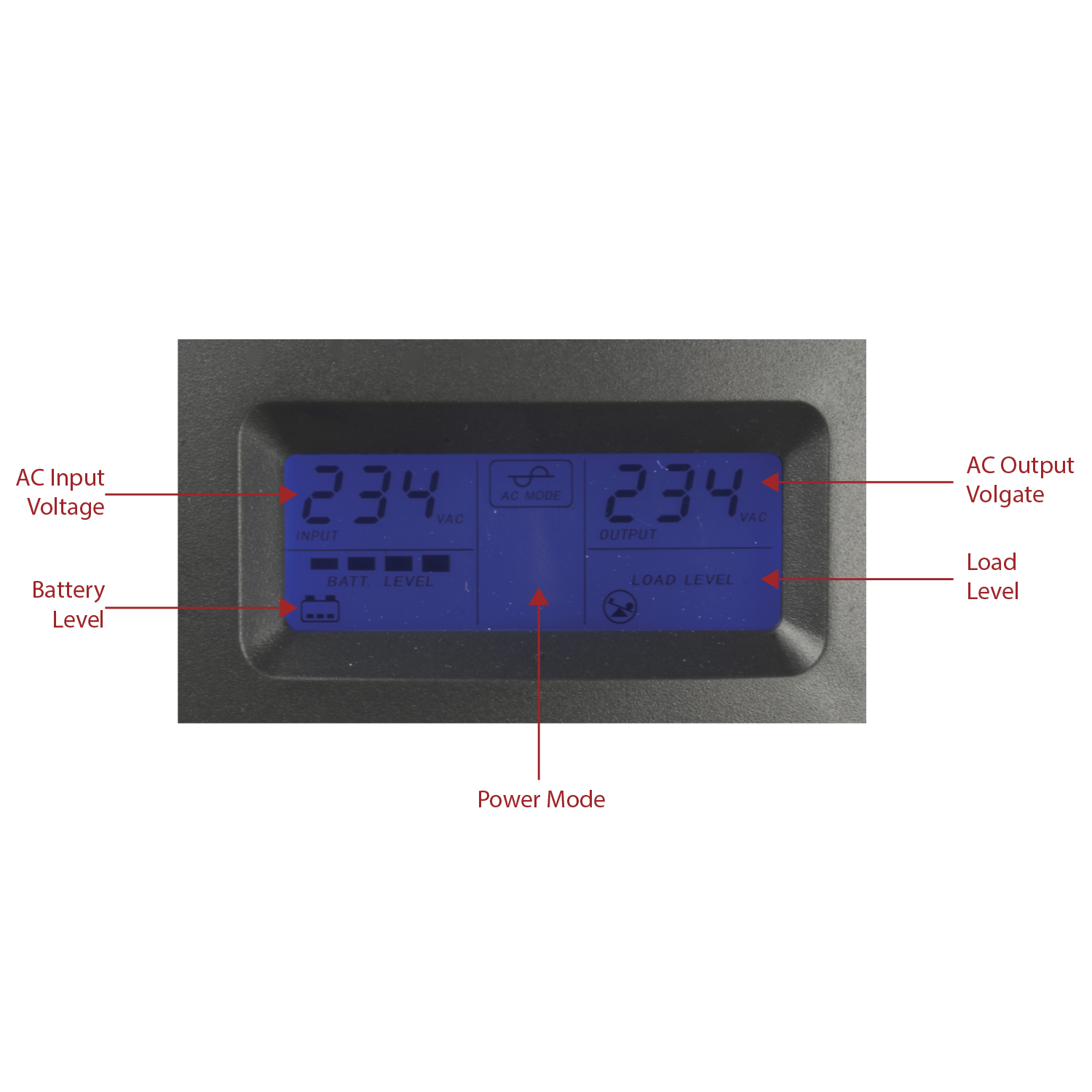 UPS Back-up Batterij 600VA / 360W - Afbeelding 2