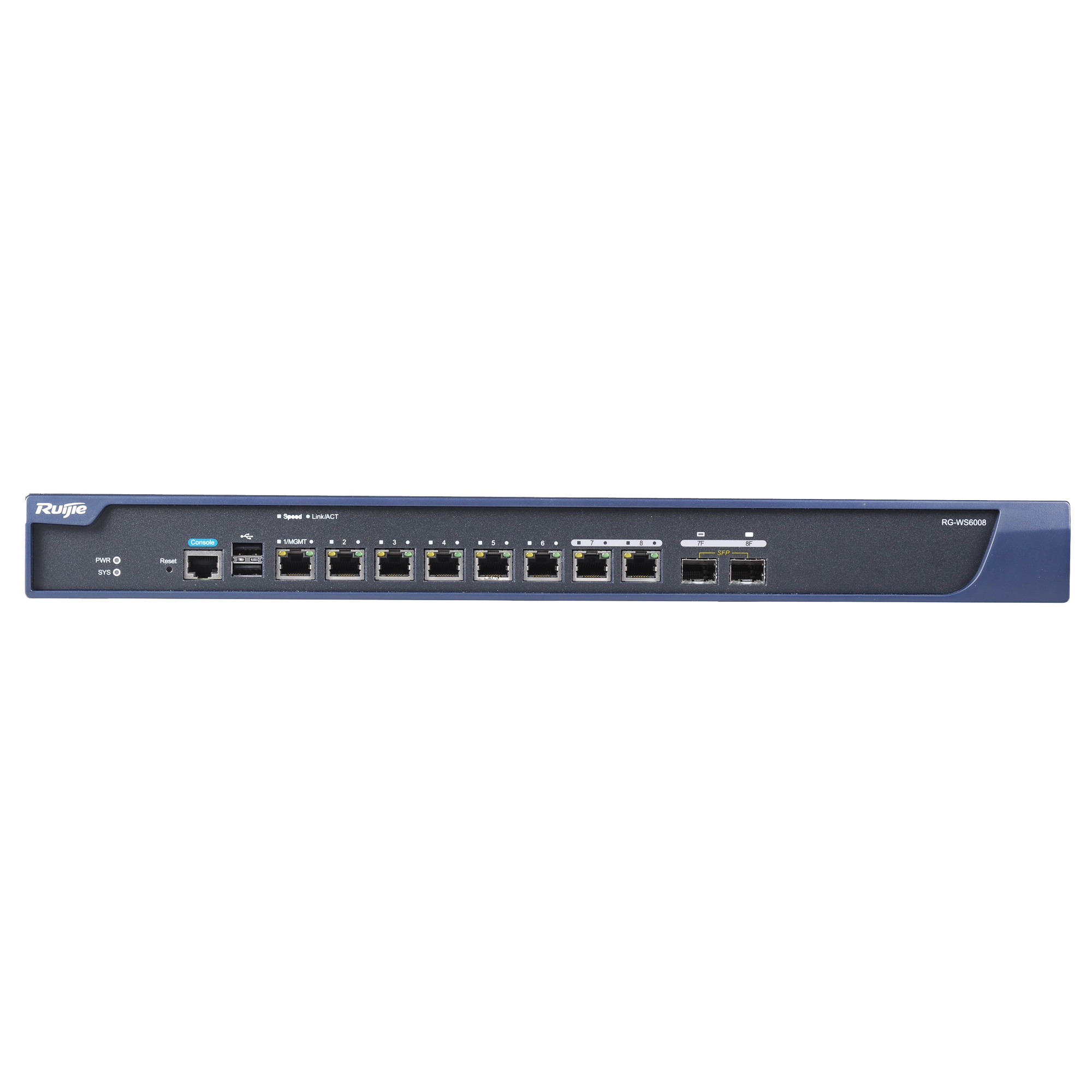 Ruijie RG-WS6008 – Access Point Controller, 6x Gigabit + 2x SFP, 32 tot 224 AP’s, 6400 Clients - Afbeelding 2