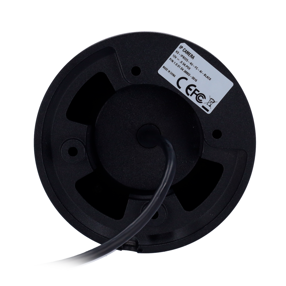 Dahua / XSecurity 4MP Turret IP Camera XS-IPB225-4U-FC-AI-ZWART - Afbeelding 4