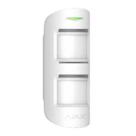 Ajax MotionProtect Outdoor Wit – Draadloze Buitendetector met Dubbele PIR & Antimasking