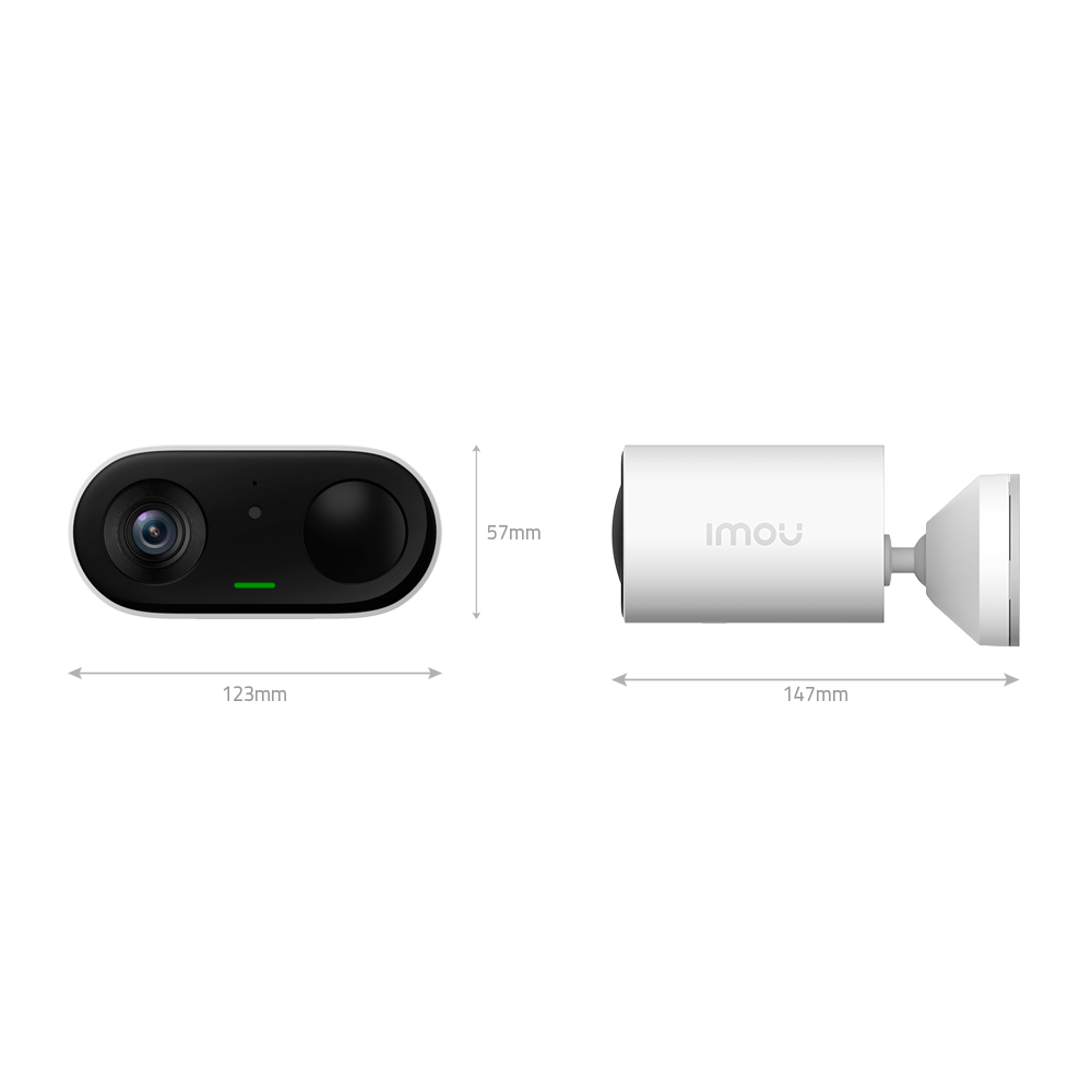 Cell Go Batterij Camera Kit 3MP- KIT-IPC-B32P-FSP12-IMOU - Afbeelding 2